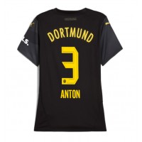 Borussia Dortmund Waldemar Anton #3 Bortedrakt Dame 2024-25 Kortermet